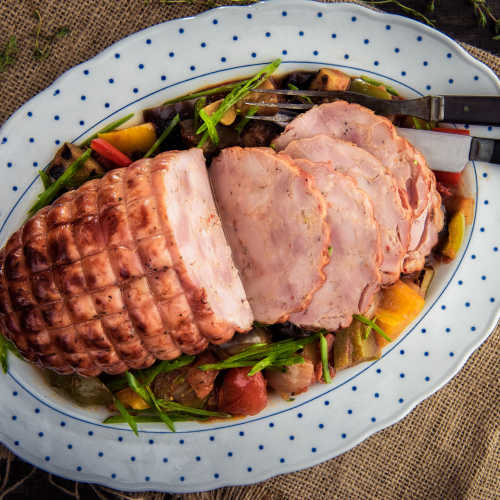 Kananpojan Herkkurulla ja caponata kreikkalaisittain