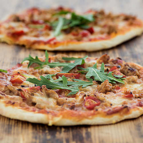 Kanajauhelihapizza