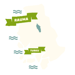 Kotiseutu kartalla, Rauman ja Turun ympärillä