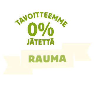 Raumalla tavoitteena 0% jätettä